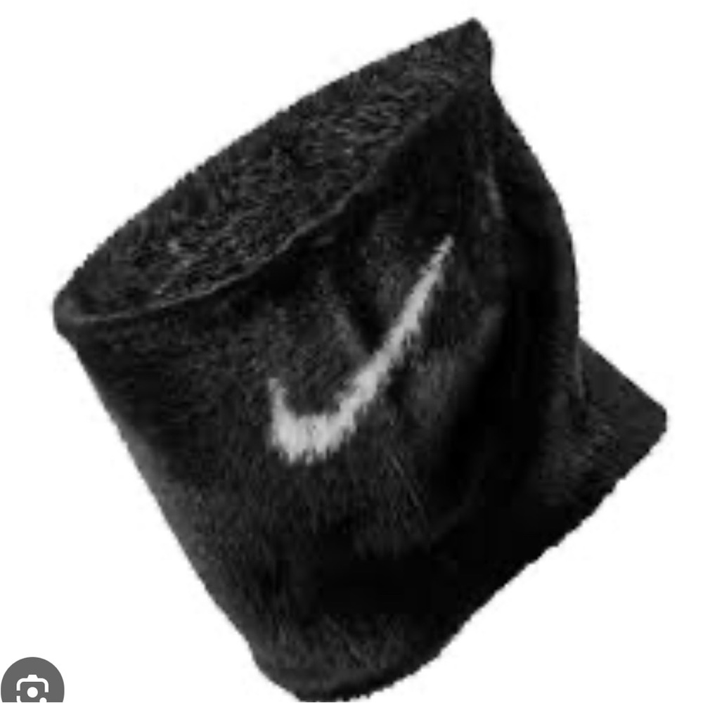 Nike Black Plush Knit Infinity Scarf - Picture 2 of 2